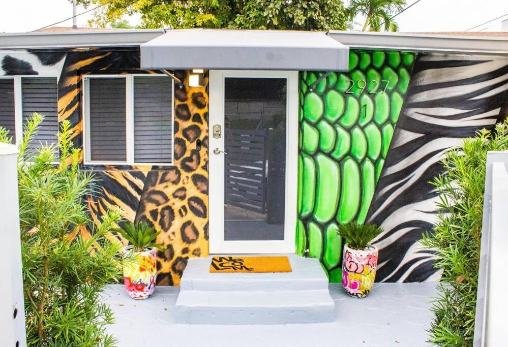 Unique Miami Art Escape W/ Hottub, Arcade & Murals Kültér fotó